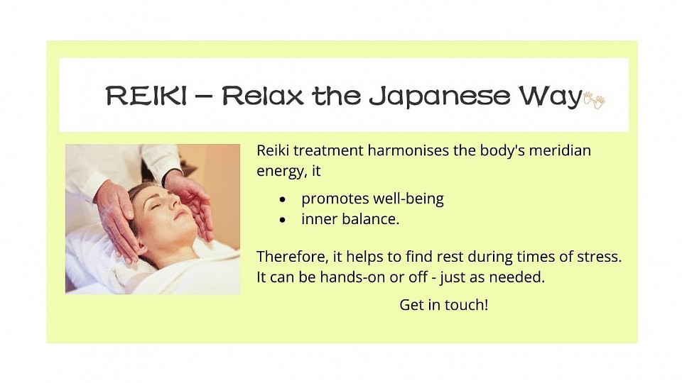 Reiki. Gentle holding touch.