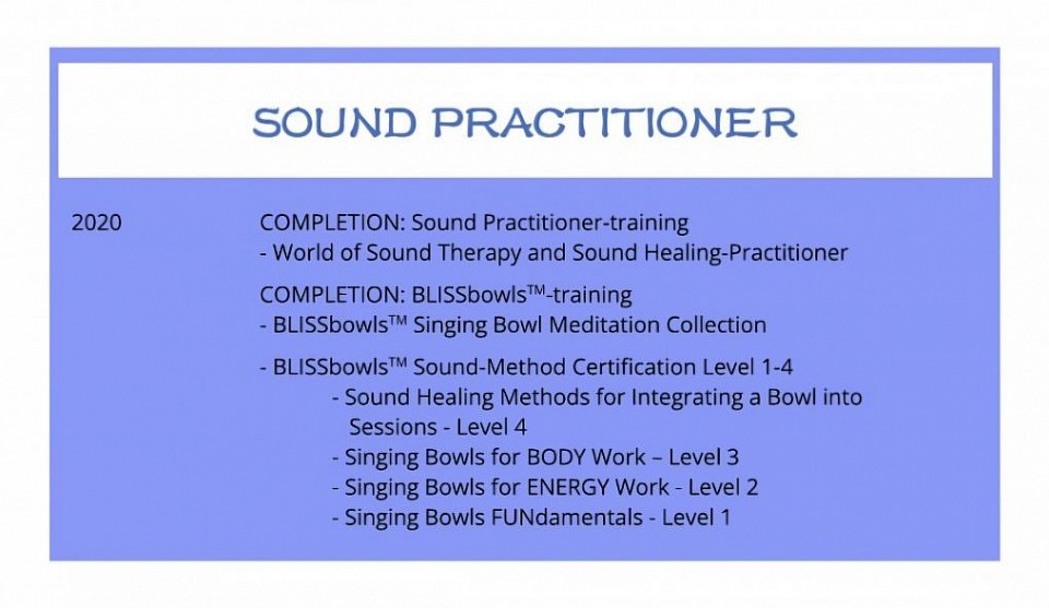 Sound Practitioner.