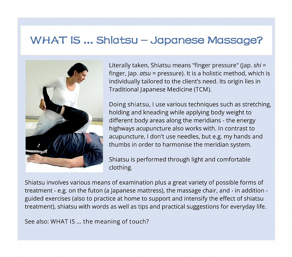 FAQ - What is Shiatsu?